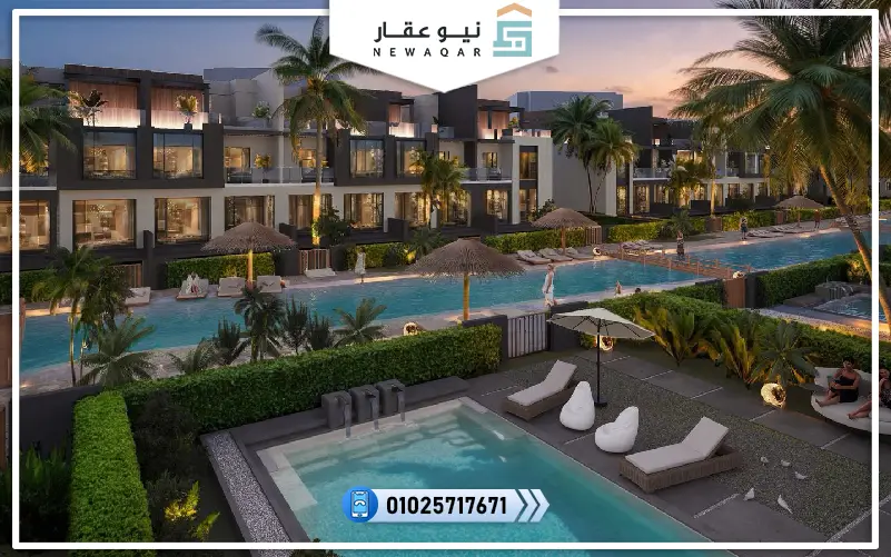 تاون هاوس للبيع 170م بحديقه 70م ساج ليكس ريزيدنس