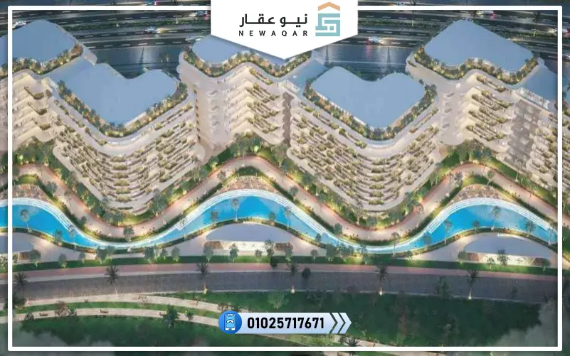 فيلا للبيع 350م كمبوند ضفاف العاصمة الإدارية