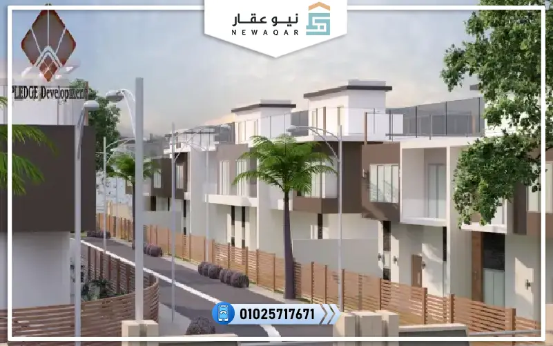 شقة للبيع 135م بجاردن 60م كمبوند ويست ديونز