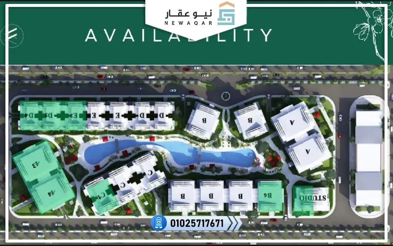 شقة للبيع 180م بجاردن 100م كمبوند ويست ديونز