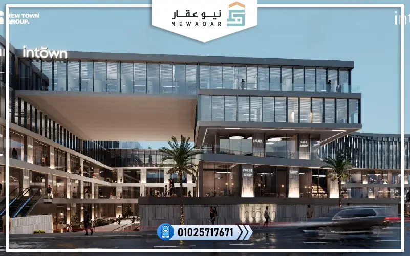 مكتب اداري للبيع 45م مول ان تاون التجمع الخامس