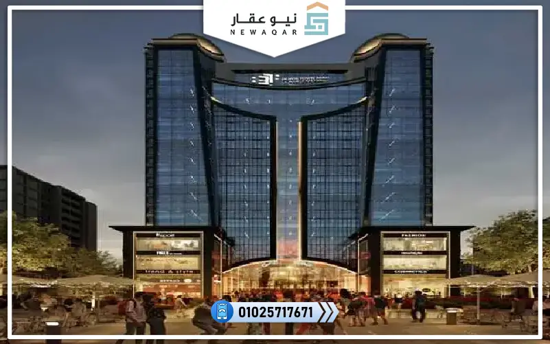 مكتب اداري للبيع 15م مول داون تاون العاصمة الادارية