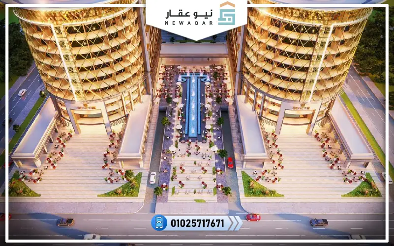 مكتب اداري للبيع 25م مول سينيت العاصمة الادارية الجديدة