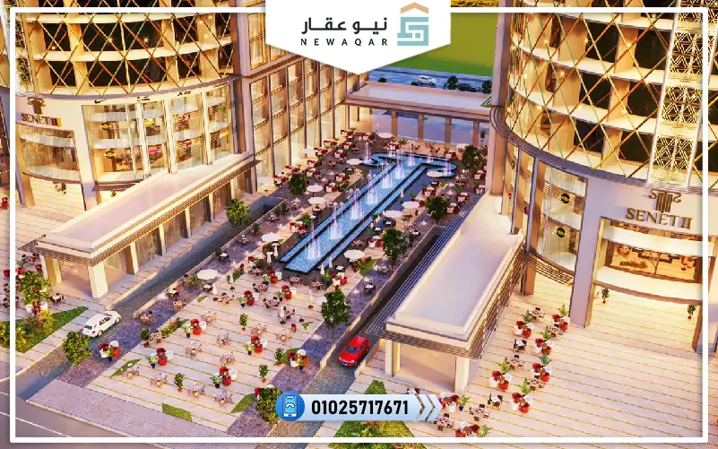 مكتب اداري للبيع 25م مول سينيت العاصمة الادارية الجديدة