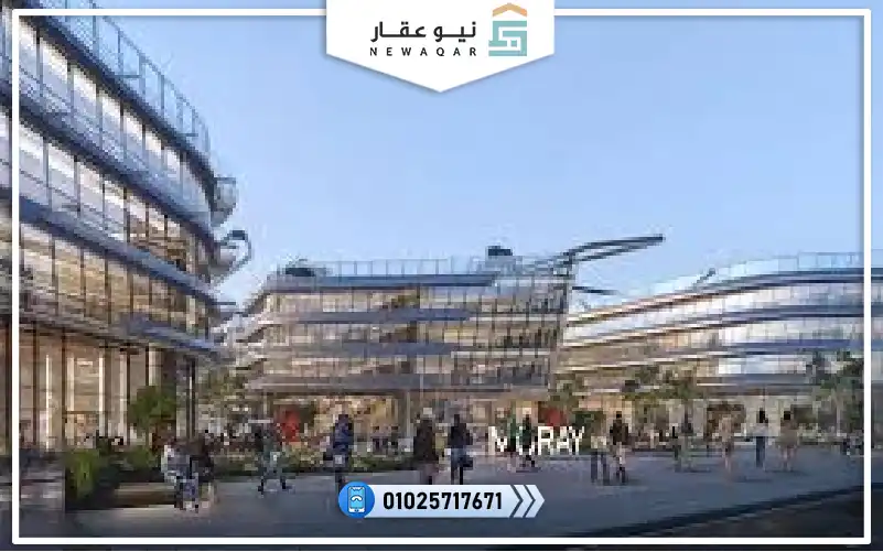 مكتب اداري 166م  مول موراي القاهرة الجديدة