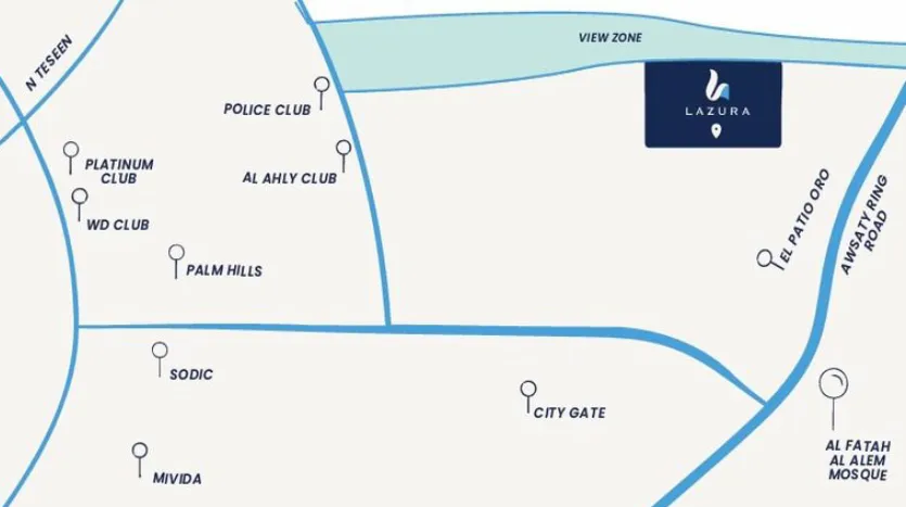 مشروع Lazura القاهرة الجديدة