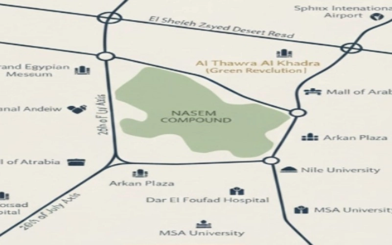 كمبوند نسيم الشيخ زايد Naseem El Sheikh Zayed