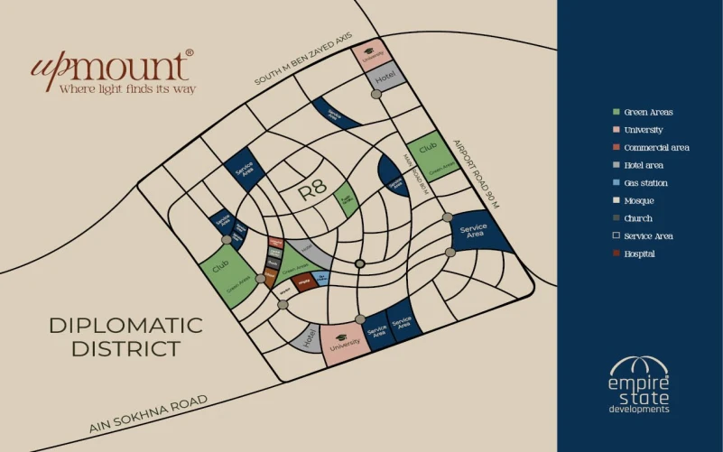 كمبوند Upmount العاصمة الإدارية كمبوند اب ماونت العاصمة الإدارية