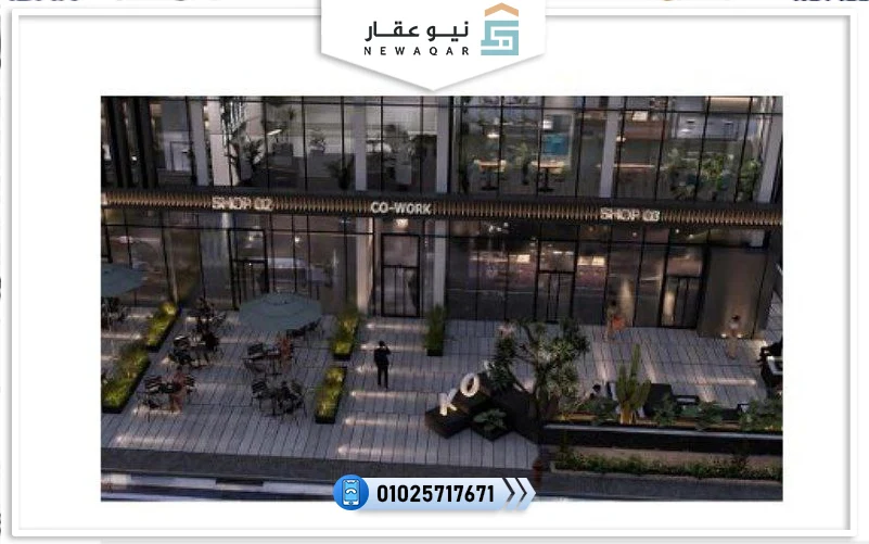 مكتب اداري للبيع 50م بالتقسيط 10 سنوات