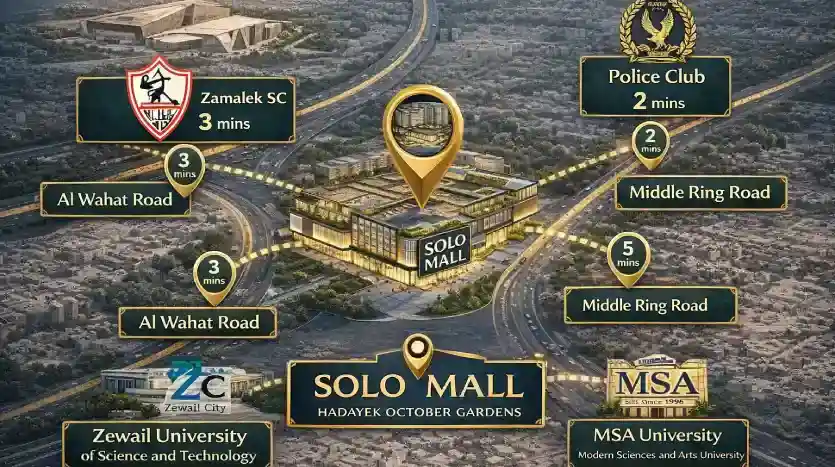 Solo Mall حدائق اكتوبر Solo Mall October Gardens