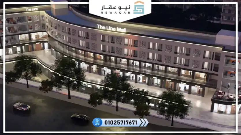 مكتب اداري للبيع 74م مول ذا لاين العبور