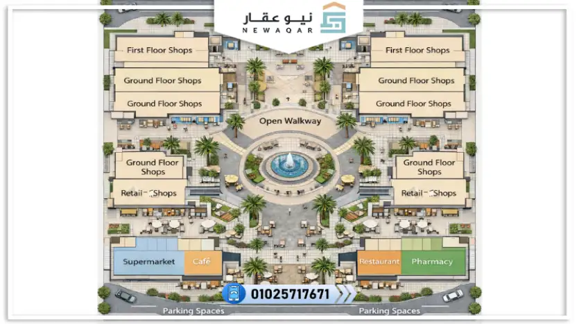 مكتب اداري 42م للبيع تشطيب كامل