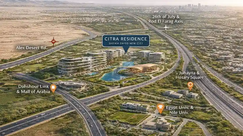 موقع سيترا الشيخ زايد الجديدة