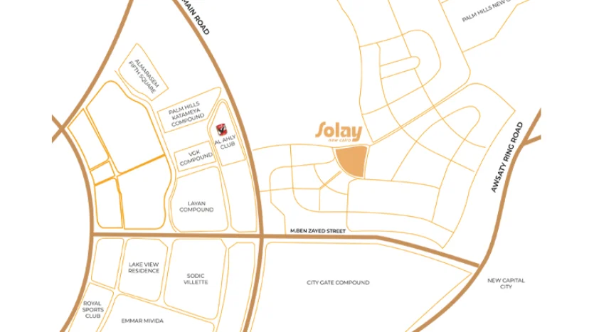 موقع مشروع Maison S التجمع الخامس