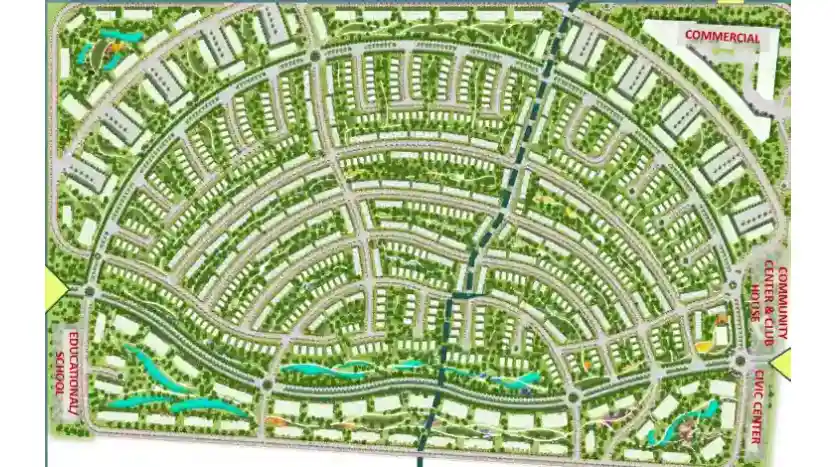 مخطط كمبوند فيلاج دي لا كابيتال