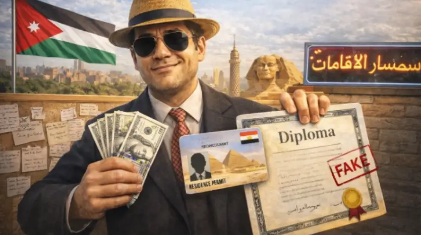 شروط الاقامة في مصر بالنسبة للاردنيين