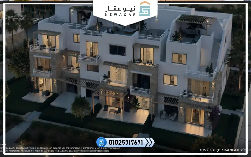 دوبلكس للبيع 156م بفيو حمامات سباحه