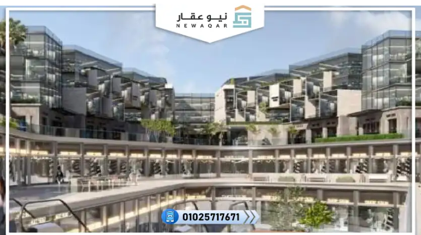 محل تجاري للبيع 25م مول رافتس بيزنس ديستريكت