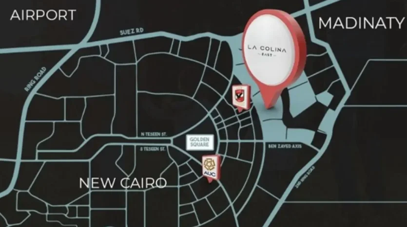 خريطة Compound La Colina East New Cairo