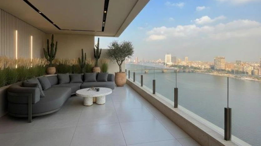شقق فندقية فاخرة على كورنيش النيل عقارات فندقية بالقاهرة مطلة على النيل