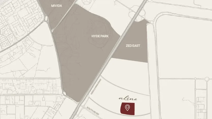 خريطة مشروع N Line Suites