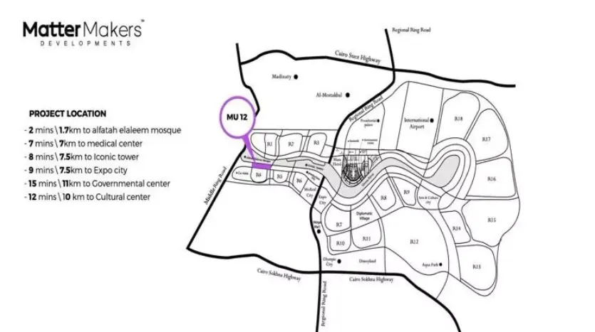 موقع NEDIT Tower New Capital