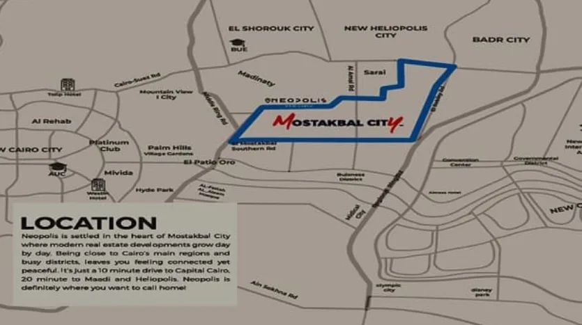 موقع Neo Mostakbal City