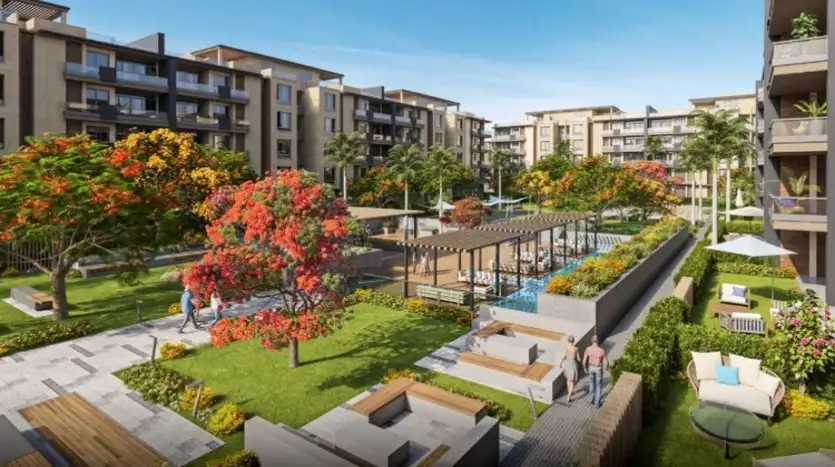 كمبوند فاخر بجوار النادي الأهلي بالقاهرة الجديدة مجمع سكني قريب من النادي الأهلي بالقاهرة الجديدة