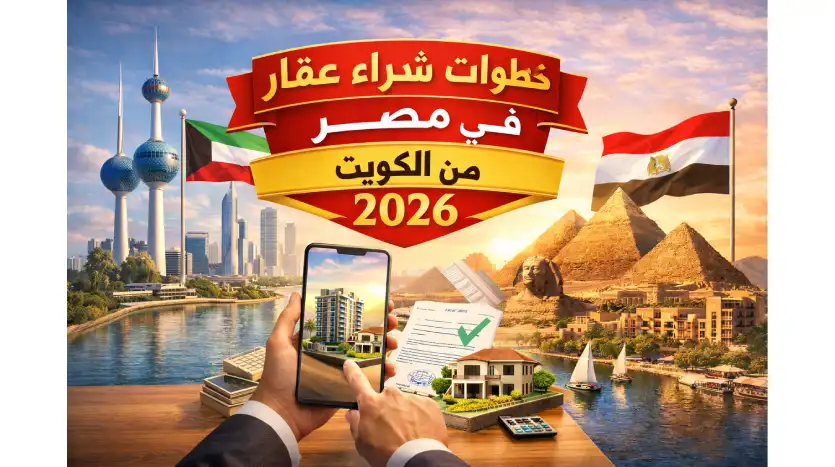 خطوات شراء عقار في مصر من الكويت 2026