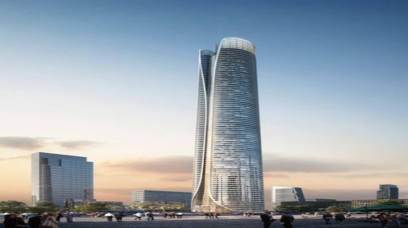 البرج الايقوني المعلم العمراني الفاخر بالعاصمة الإدارية الجديدة البرج الايقوني في منطقة الأعمال