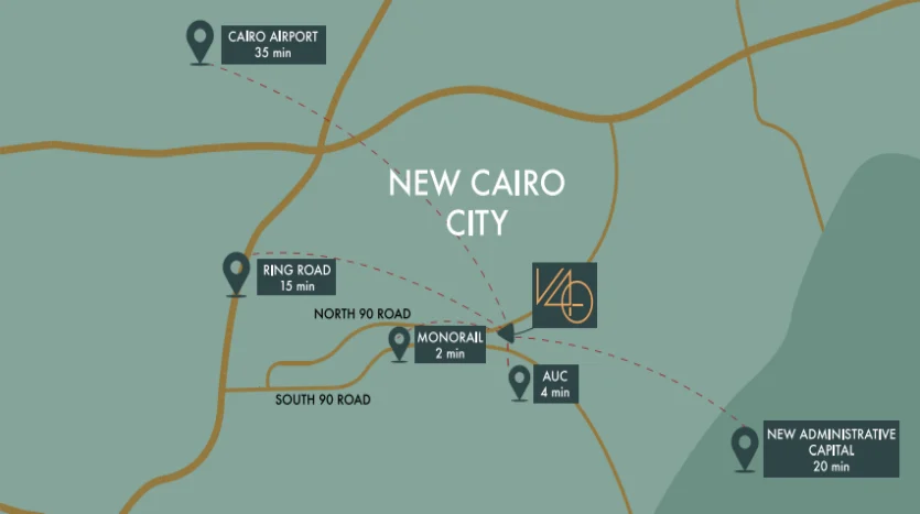 كمبوند V40 Villas القاهرة الجديدة كمبوند V40 القاهرة الجديدة