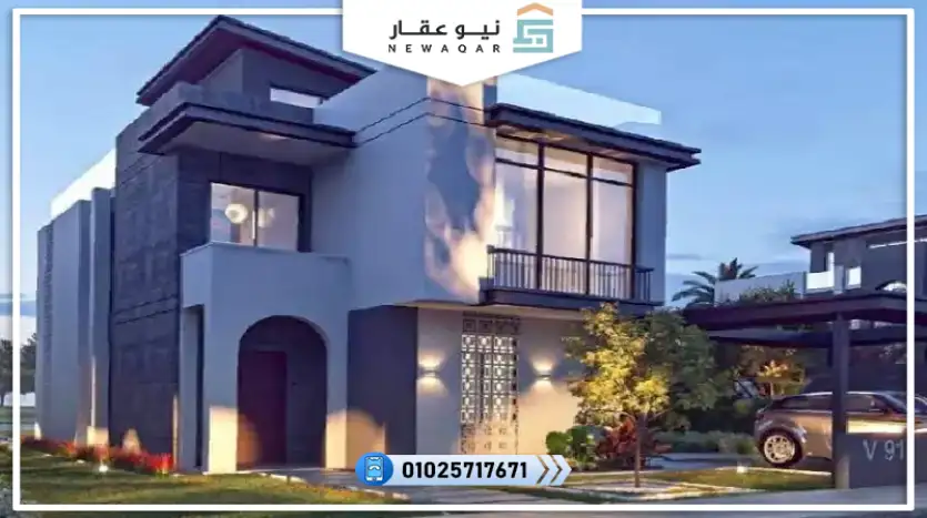 توين هاوس للبيع 267متر بفيو لاندسكيب