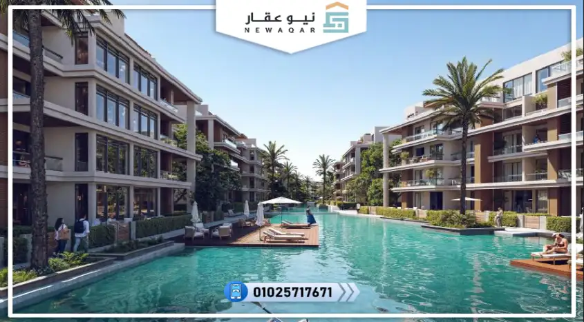 شاليه للبيع 75متر بفيو لاجون