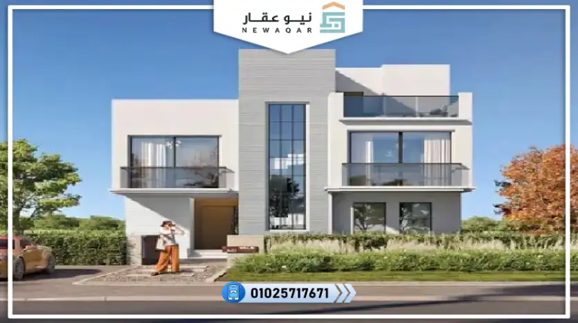 فيلا مستقلة للبيع 429متر بالتقسيط 96 شهر