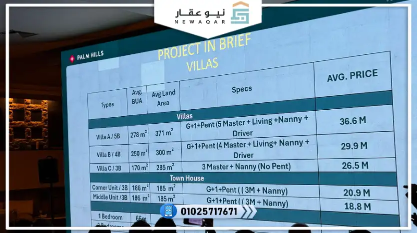 فيلا مستقلة للبيع 285م بالتقسيط 12 سنه