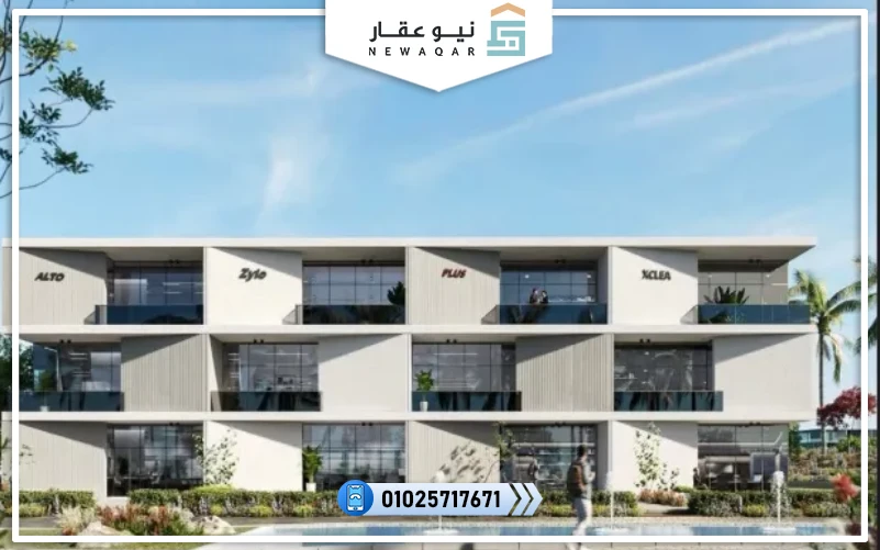 استديو للبيع 61م كمبوند بينج زايد الجديدة مقدم 125ألف