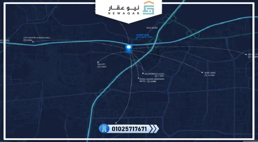 مكتب اداري للبيع 53م تشطيب كامل
