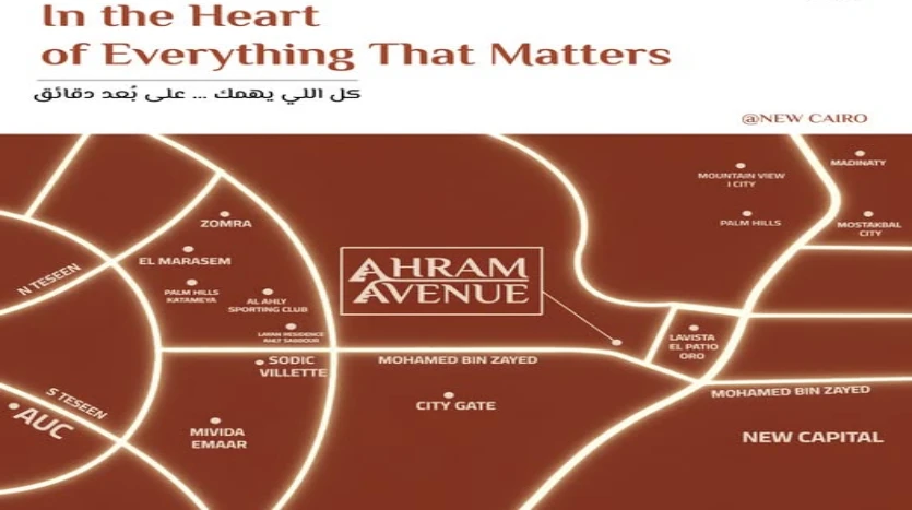 الاهرام افينيو كمبوند الاهرام افينيو القاهرة الجديدة