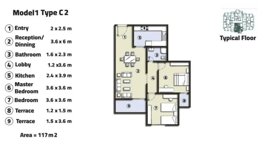 شقق للبيع ميريسا العبور