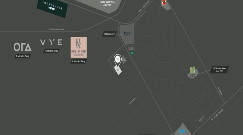 West End كمبوند West End الشيخ زايد