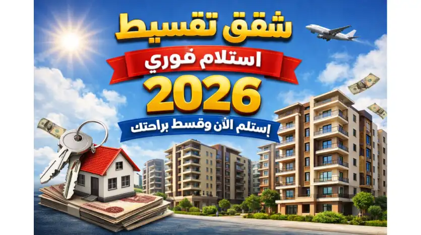 شقق تقسيط استلام فوري