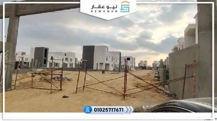 استاند الون 279متر للبيع بحديقة 185متر