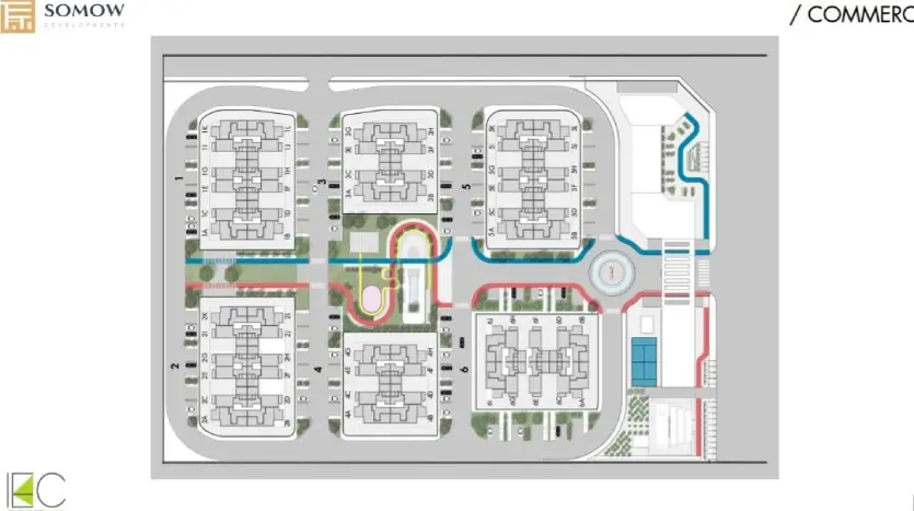 تصميم كمبوند جرين بارك نيو زايد