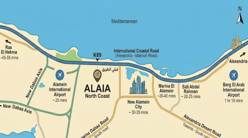 قرية الايا Alaia الساحل الشمالي