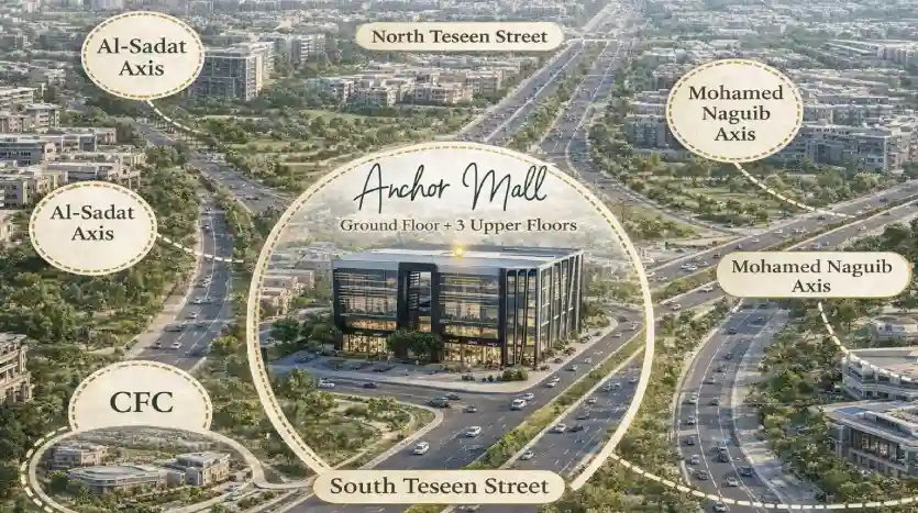 موقع انكور مول القاهرة الجديدة