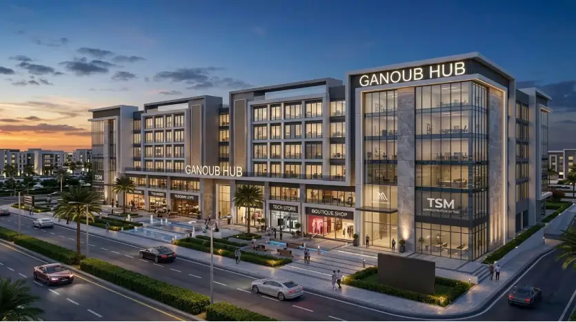 سعر محلات ومكاتب Ganoub Hub Matter Makers
