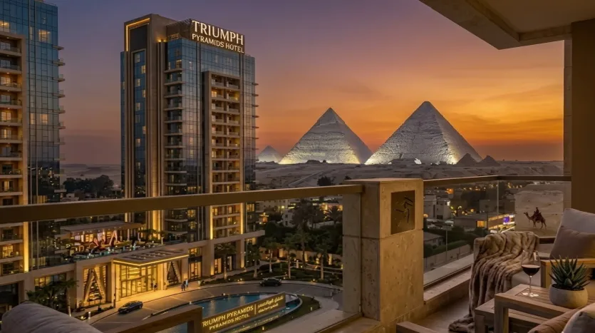 triumph towers مشروع تريومف بيراميدز اكتوبر