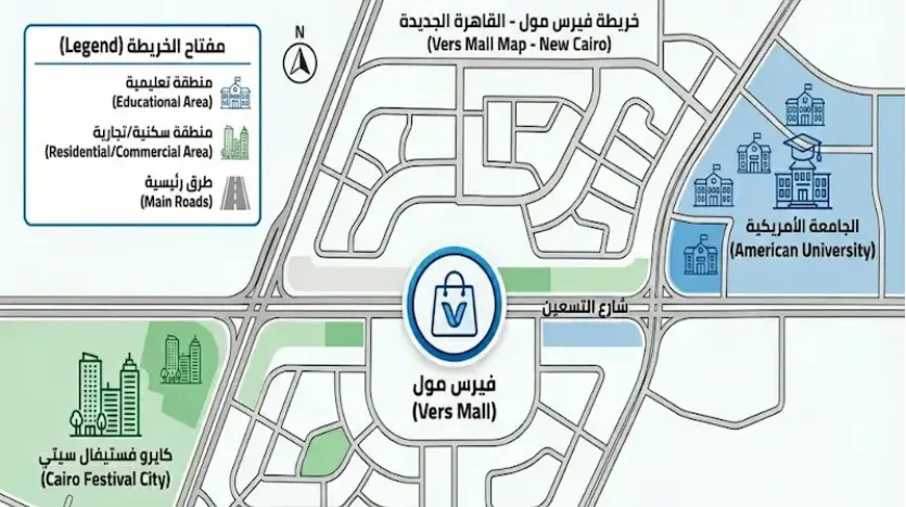 موقع مول فيرس القاهرة الجديدة