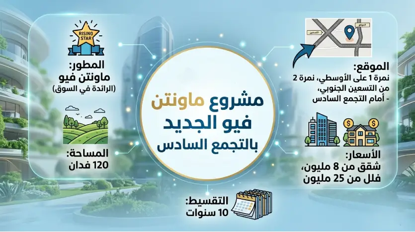 مشروع mountain view التجمع السادس