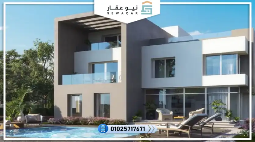 توين هاوس للبيع 222م بجاردن 141م